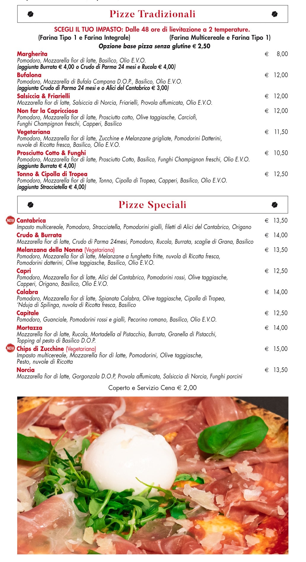 pizze corner nolo stagione