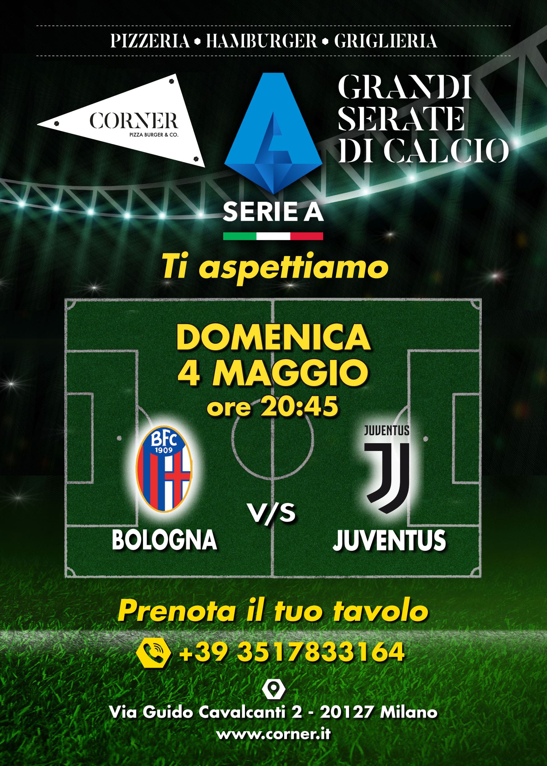 Post 4 maggio BOLOGNA JUVENTUS min